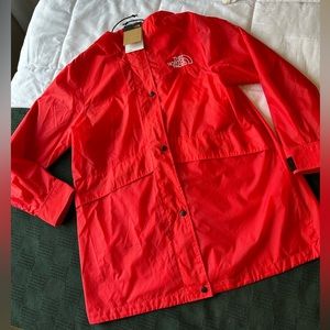 NWT Women’s The North Face Windwall Outline Jacket Horizon Red Size Large